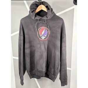 Levi’s x Grateful Dead Sweatshirt Hoodie Mens Large Relaxed Fit Grey Camo *Flaw*